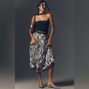 NWT! Anthropologie Maeve Full Midi Skirt - Size Small Petite 🏀